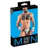 Svenjoyment - Herren Kellner-Tanga-Set (schwarz-weiß) - M