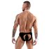 Svenjoyment - Herren Kellner-Tanga-Set (schwarz-weiß) - XL