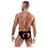 Svenjoyment - Herren Kellner-Tanga-Set (schwarz-weiß) - XL