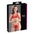 Cottelli - Offenherziges Spitzen-BH-Set (Rot) - M