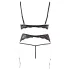Abierta Fina - Perlenverziertes Spitzen-Dessous-Set