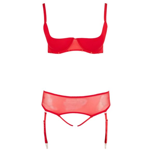 Cottelli Plus Size - Variabeles Dessous-Duo (Rot) - 90D/XL