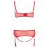 Cottelli Plus Size - Vielseitiges Dessous-Duo (Rot) - 95F/2XL