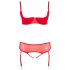Cottelli Plus Size - Vielseitiges Dessous-Duo (Rot) - 95F/2XL