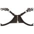 Cottelli - Glänzendes besticktes BH-Set (Schwarz) - L