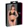 Cottelli - Transparente, Spitzen-BH-Set (schwarz) - L
