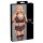 Cottelli Bondage Plus Size - Spitzen-BH-Set (schwarz) - 4XL