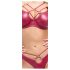 Cottelli Party - Glänzendes BH-Set (Rot) - 85B/L