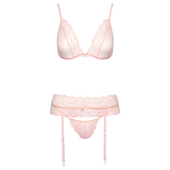 Kissable - spitzen Dessous-Set (Rosa)