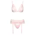 Kissable - spitzen Dessous-Set (Rosa)