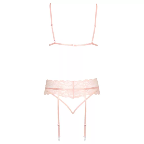 Kissable - spitzen Dessous-Set (Rosa)
