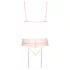 Kissable - spitzen Dessous-Set (Rosa)