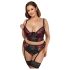 Cottelli Plus Size - BH-Set (rot)