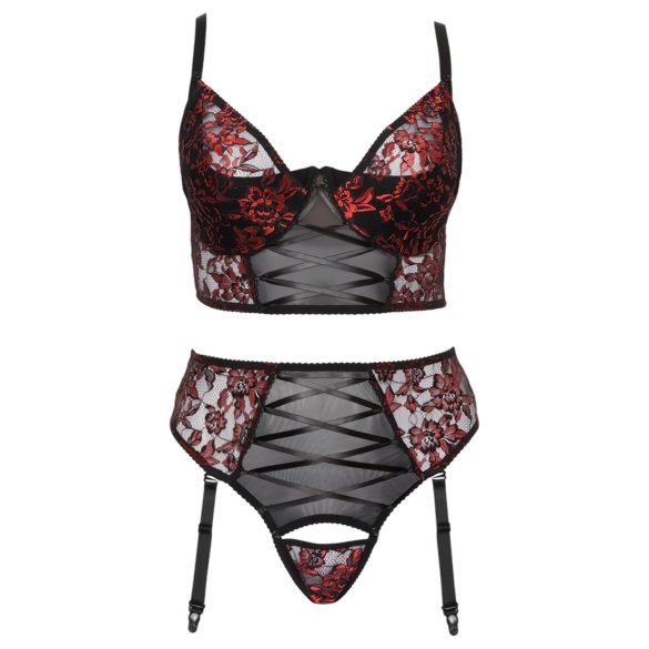 Cottelli Plus Size - BH-Set (rot)