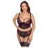 Cottelli Plus Size - BH-Set (rot) - 90C/XL