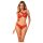 Obsessive Atenica - Rotes Kreuzträger-Dessous-Set - M/L