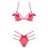 Obsessive Giftella - Schleifen Lingerie-Set (Rot)