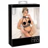 Abierta Fina - Offenes Kettendessous-Set (Schwarz)