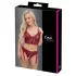Cottelli - zweiteiliges Spitzen-Strapsset (rot) - M