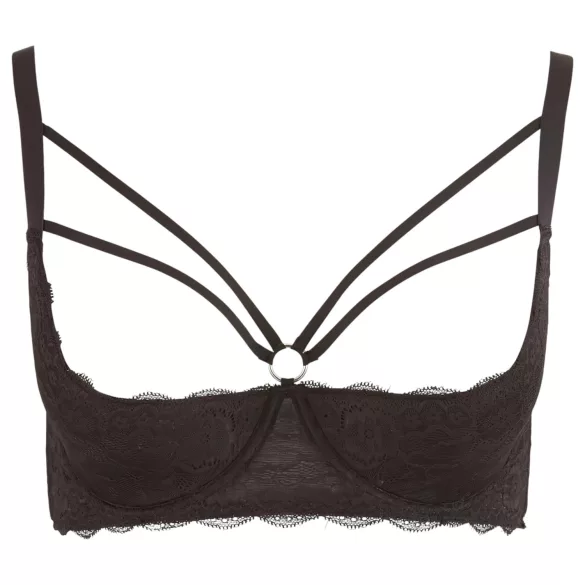 Cottelli Plus Size - Träger-BH mit Ringen (schwarz) - 95D