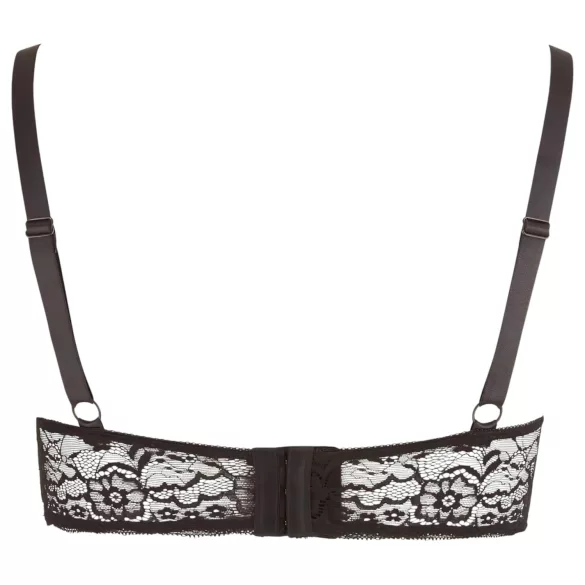 Cottelli Plus Size - Träger-BH mit Ringen (schwarz) - 85E