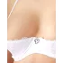 Cottelli - Schnür-BH-Set aus Spitze (weiß) - 80B/M
