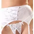 Cottelli - Schnür-BH-Set aus Spitze (weiß) - 80B/M