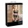 Abierta Fina - Funkelndes Spitzen-Dessous-Set (Schwarz)