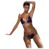 Obsessive Balitta - Glänzendes Neckholder-Bikini (Lila) - L