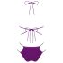 Obsessive Balitta - Glänzendes Neckholder-Bikini (Lila) - L