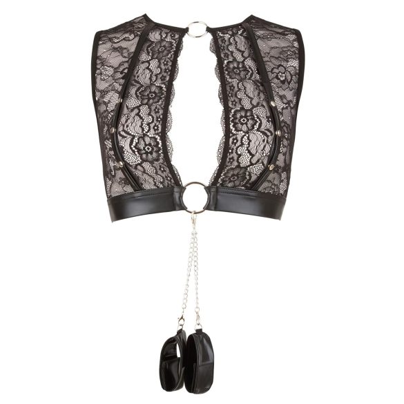 Cottelli Bondage - Spitzenwäsche-Set (4-teilig) - M