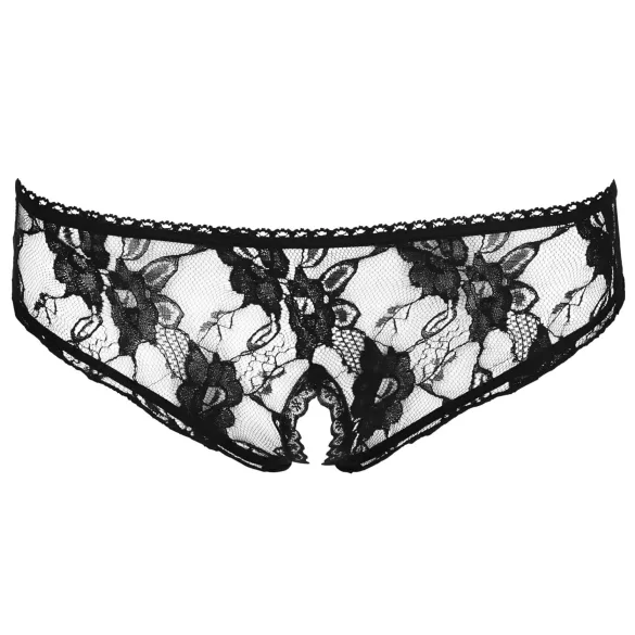 Cottelli - Offener Hüftslip (schwarz)