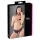 Cottelli - Spitzen-Slip mit Schleife und offenem Schritt (schwarz) - L