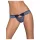 Obsessive Auroria - Schleifenverzierte Damen-Slips (Blau) - L/XL