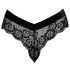 Cottelli Party - Spitzenslip mit Kette (schwarz) - M