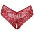 Cottelli - offener Spitzen-Slip (rot)