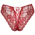 Cottelli - offener Spitzen-Slip (rot)