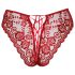 Cottelli - offener Spitzen-Slip (rot) - L