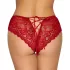 Cottelli - offener Spitzen-Slip (rot) - XL