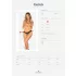 Obsessive Chemeris - Offener Tanga (Schwarz) - M/L