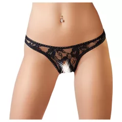 Cottelli - Schwarzer Spitzen-Sextanga