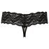 Cottelli - Perlen-Spitzen-Tanga (schwarz)