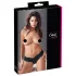 Cottelli - String aus Spitze mit versteckter Perlenkette (schwarz) - L