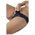 Cottelli - String aus Spitze mit versteckter Perlenkette (schwarz) - L