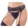 Cottelli - Spitze Strapsgürtel und String (schwarz) - XL