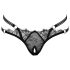 Cottelli - Luxus, offener Ringstring (Schwarz) - M/L