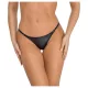 Noir - Glanz-String (Schwarz)