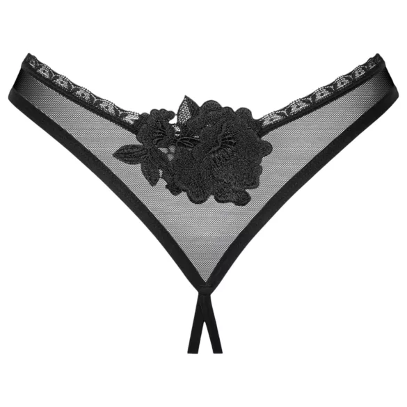 Obsessive Latinesa - Offene String (Schwarz) - M/L