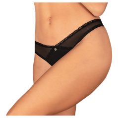 Obsessive Latinesa - Offene String (Schwarz) - XL/XXL