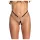 Cottelli - schwarzer offener String-Tanga mit funkelndem Stein (S-L)